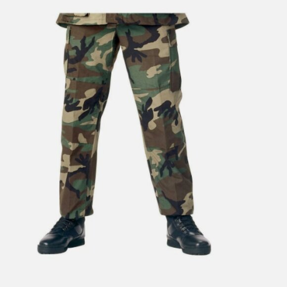 MEDIUM HOT TEMPERATURE PROPPER WOODLAND BDU BATTLE DRESS TROUSERS PANTS SI 312